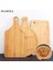 33X18 cm Hoomall Yuvarlak Ahşap Kesme Tahtası Mutfak Kesme Tahtası Bambu Masif Ahşap Yemek Tahtası Pizza Ekmek Meyve Asabilirsiniz Kesme Tahtası (Yurt Dışından) 3