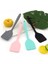 S-Gri Küçük Silikon Wok Spatula Pişirme Turner Yapışmaz Sığır Eti Yumurta Mutfak Kazıyıcı Pizza Küreği Mutfak Aksesuarları (Yurt Dışından) 2