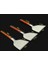 Stil 6 Mutfak Spatula Ahşap Saplı Izgara Turner Paslanmaz Çelik Metal Kazıma Gözleme Teppanyaki Hibachi Kalbur Pişirme Gereçler (Yurt Dışından) 3