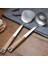 2 Adet Set-Ac Ahşap Saplı Wok Spatula 304 Paslanmaz Çelik Spatula Pişirme Gereçleri Kaşık Uzun Saplı Büyük Boy Turner Kızarmış Biftek Kürek (Yurt Dışından) 1