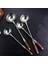 Stil 9 Uzun Saplı Çorba Kepçesi Kaşık Turner Paslanmaz Çelik Gülağacı Spatula Soslar Kaşık Mutfak Pişirme Gereçleri Aracı Ahşap Wok Spatula (Yurt Dışından) 4