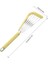 Sarı Silikon Balık Spatula Çok Fonksiyonlu Oluklu Balık Turner Ev Mutfak Yapışmaz Gereçler Balık Saygısız Izgara Spatula (Yurt Dışından) 1
