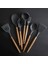 05 Silikon Pişirme Gereçler Seti Yeni Kürek Yapışmaz Spatula Mutfak Eşyaları Yumurta Balık Kızartma Tavası Kepçe Kızarmış Kürek Isıya Dayanıklı (Yurt Dışından) 2