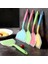 A - Pembe Gıda Sınıfı Silikon Spatula Sığır Eti Yumurta Mutfak Kazıyıcı Pizza Kürek Yapışmaz Tereyağı Kaşık Kek Pişirme Pasta Spatula Araçları (Yurt Dışından) 4