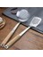 2 Adet Set-Bd Dayanıklı Taşınabilir Paslanmaz Çelik Yapışmaz Turner/kepçe Gıda Wok Spatula Kaşık Mutfak Gereçleri Pişirme Gereçler Tencere Spatula (Yurt Dışından) 1