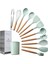 Koyu Haki Silikon Mutfak Eşyası Yapışmaz Mutfak Eşyaları Pişirme Aracı Pota Turner Spatula Tong Tencere Pişirme Gadget Utensílios De Cozinha (Yurt Dışından) 4