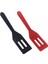 Kırmızı Pişirme Spatula Silikon Temizlemesi Kolay Mutfak Aletleri Yumurta Balık Kızartma Tavası Kepçe Kızarmış Kürek Spatula Pişirme Gereçleri (Yurt Dışından) 2