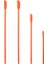 4 Adet Orange 1/4 Adet Silikon Kazıyıcı Uzatılmış Reçel Spatula Kozmetik Şişe Spatula Meyve Sosu Kazıyıcı Mutfak Eşyaları Aksesuarları (Yurt Dışından) 1