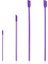 Mor 4 Adet/takım Reçel Spatula Kozmetik Şişe Silikon Kazıyıcı Uzatılmış Spatula Meyve Mutfak Eşyaları Aksesuarları Sos Kazıyıcı (Yurt Dışından) 1