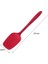 Kırmızı 21 cm Sıcak Evrensel Isıya Dayanıklı Entegre Kolu Silikon Kaşık Kazıyıcı Spatula Dondurma Kek Mutfak Aracı Gereçler (Yurt Dışından) 1