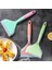 Pembe Silikon Mutfak Eşyaları Pişirme Sığır Eti Yumurta Silikon Spatula Şeffaf Bicolor Mutfak Kazıyıcı Geniş Pizza Kürek Yapışmaz Spatula (Yurt Dışından) 3