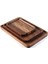 16X13X2CM Yemek Servis Tepsisi, Masif Ahşap Vintage Uşak Kahvaltı Tepsisi, Et Peyniri ve Sebzeler Için En Iyi Mutfak Depolama Tahtası (Yurt Dışından) 2