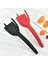 Siyah 2 In 1 Yapışmaz Gıda Maşası Maşa Çok Fonksiyonlu Kızarmış Yumurta Pişirme Gözleme Spatula Barbekü Omlet Mutfak Kelepçesi Cocina (Yurt Dışından) 4