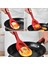 Siyah 2 In 1 Yapışmaz Gıda Maşası Maşa Çok Fonksiyonlu Kızarmış Yumurta Pişirme Gözleme Spatula Barbekü Omlet Mutfak Kelepçesi Cocina (Yurt Dışından) 5