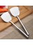 Açık Gri Yapışmaz Paslanmaz Çelik Mutfak Pişirme Oluklu Turner Spatula Yumurta Silikon Turners Spatula Yapışmaz Tava (Yurt Dışından) 2