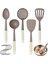 Stil 5 1 Adet Mutfak Eşyası Yapışmaz Oluklu Spatula Skimmer Kaşık Çorba Kepçesi Pişirme Küreği Karıştırma Kaşığı Mutfak Alet Aksesuarları (Yurt Dışından) 2