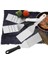 Sızdıran Kürek Siyah 1pc Paslanmaz Çelik Kızarmış Kürek Spatula Biftek Pizza Kavrama Kesiciler Maça Pasta Pişirme Aracı Kek Sunucusu Mutfak Eşyaları Kx 275 (Yurt Dışından) 1