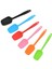 Turuncu Yeni 1 Pc Mutfak Silikon Krem Tereyağı Kek Spatula Karıştırma Meyilli Kazıyıcı Fırça Tereyağı Mikser Kek Fırçaları Pişirme Aracı Mutfak (Yurt Dışından) 2