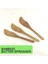 Serpme Tipi A 16.3x2.5cm Bambu Tereyağı Serpme Makinesi 3 Adet Set Mutfak Aletleri Sofra Tereyağı Bıçağı Bambu Bıçağı Küçük Spatula Bambu Kazıyıcı (Yurt Dışından) 4