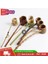 05 Bambu Su Kaşığı Çay Töreni Aksesuarları Bambu Uzun Saplı Kömürleşmiş Su Kaşığı Su Bambu Pota Kepçe Japon Tarzı (Yurt Dışından) 4
