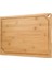 Bambu 28X18X1.2CM Bambu Kesme Tahtası Mutfak Için, Ağır Hizmet Tipi Ahşap Kesme Tahtası Suyu Oluk Ekmek Sebze Meyve Kesim Mutfak Malzemeleri (Yurt Dışından) 1