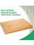 Bambu 28X18X1.2CM Bambu Kesme Tahtası Mutfak Için, Ağır Hizmet Tipi Ahşap Kesme Tahtası Suyu Oluk Ekmek Sebze Meyve Kesim Mutfak Malzemeleri (Yurt Dışından) 4