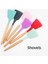 Kürek 1 Pc Açık Yeşil Spatula Silikon Maşa Kaşık Klip Gıda Kepçe Mutfak Aksesuarları Alet Gereçler Aracı Pasta Pişirme Dil Seti Ahşap Barbekü Kelepçesi (Yurt Dışından) 1
