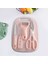 Dört Parçalı Set Yeşil Anne ve Bebek Tamamlayıcı Mama Bıçakları Çocuk Kesme Tahtaları Meyve Kutuları Çocuk Mini Kesme Tahtaları Bebek (Yurt Dışından) 2