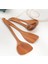 Stil 3 Doğal Ahşap Ev Yemek Kaşığı Spatula Mutfak Eşyaları Seti Yapışmaz Ahşap Spatula Pişirme Spatula Çorba Kaşığı Spatula (Yurt Dışından) 2