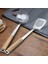 2 Adet Set-Ab Dayanıklı Taşınabilir Paslanmaz Çelik Yapışmaz Turner/kepçe Gıda Wok Spatula Kaşık Mutfak Gereçleri Pişirme Gereç Tencere Spatula (Yurt Dışından) 1