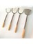 Stil 7 Büyük Uzun Spatula Kürek Şef Pişirme Cocina Eşyaları Bıçak Mutfak Eşyası Ahşap Saplı Paslanmaz Çelik Turner Çorba Kaşığı Wok (Yurt Dışından) 5