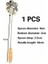 1 Pcs6 Dayanıklı Taşınabilir El Yapımı Demir Yapışmaz Turner Pota Gıda Wok Spatula Kaşık Mutfak Gereçleri Pişirme Gereç Tencere Eşyaları (Yurt Dışından) 1