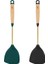 Siyah Ev Ahşap Saplı Silikon Spatula Yapışmaz Tava Özel Pişirme Spatula Yüksek Sıcaklığa Dayanıklı Mutfak Tencere CW308 (Yurt Dışından) 2