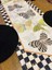 Tuğçe Demir Home Design Kelebek Dama Desen Runner Supla Set 2