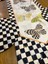 Tuğçe Demir Home Design Kelebek Dama Desen Runner Supla Set 2