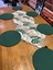 Tuğçe Demir Home Design Soft Yeşilyaprak Desen Runner Supla Set 1