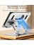 Metal Tablet ve Telefon Tutucu Yükseklik Ayarlı Katlanabilir Masaüstü 360° Dönen Telefon, Tablet Standı Tablet Tutacağı 2