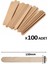 Ahşap Dil Çubuğu Naturel 100'LÜ Paket Geniş 150*18 mm Çx 1