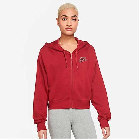 Nike Sportswear Women's Fleece Full-Zip Hoodie DM2201-690