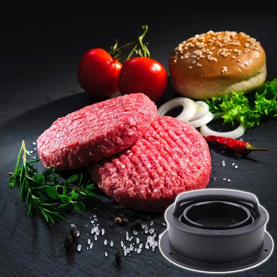 Wangchuang Siyah Hamburger Makinesi Hamburger Presi Yuvarlak Fiyatı