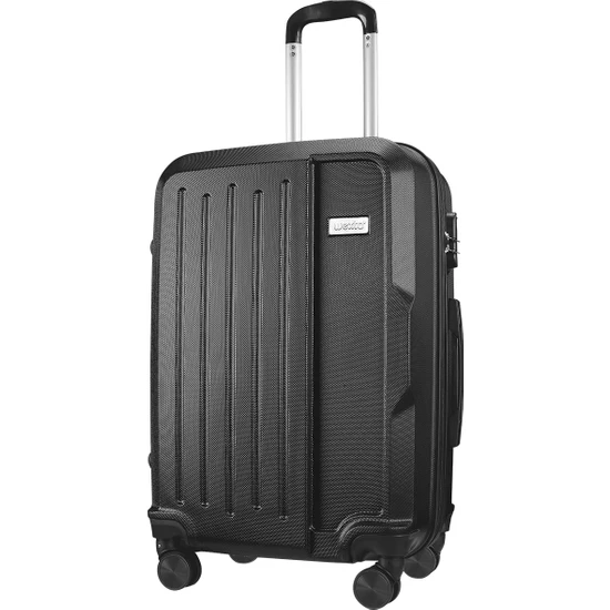 Wexta WX-210 Siyah Orta Boy Valiz / Seyahat Bavulu