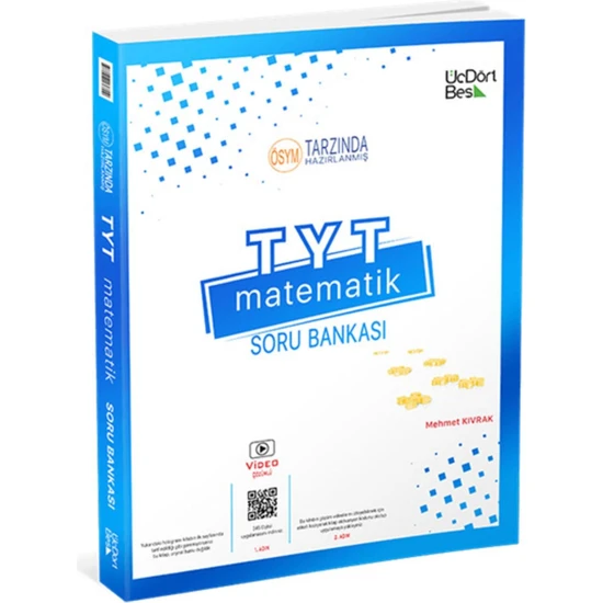 ÜçDörtBeş Yayınları TYT Matematik Soru Bankası 2023