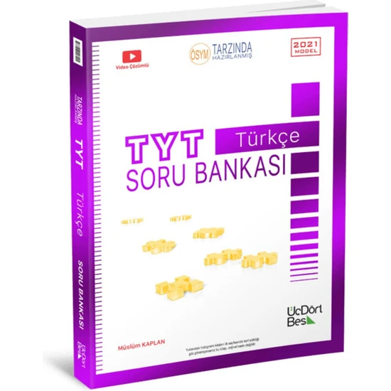 ÜçDörtBeş Yayınları TYT Türkçe Soru Bankası