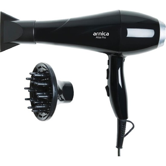 Arnica Alize Pro KB41210 1000 W Saç Kurutma Makinesi Siyah Renkli Profesyonel AC Motorlu