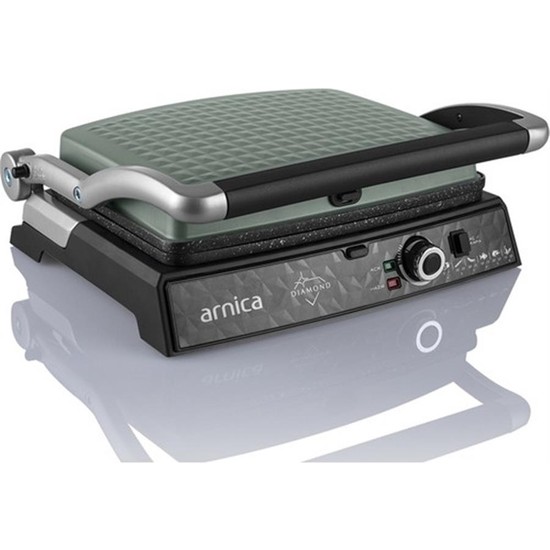 Arnica 2000 W Diamond Tost Makinesi Mint Yeşili Granit Plaka ile Çok Yönlü Kullanım
