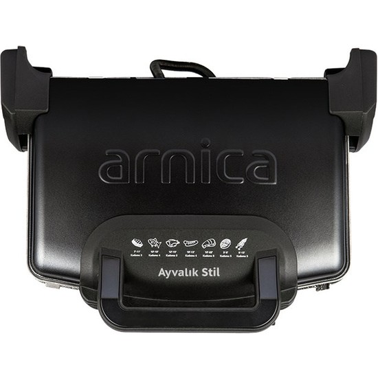 ARNICA GH26262 AYVALIK STIL GH26262 TOST MAKINESI SIYAH