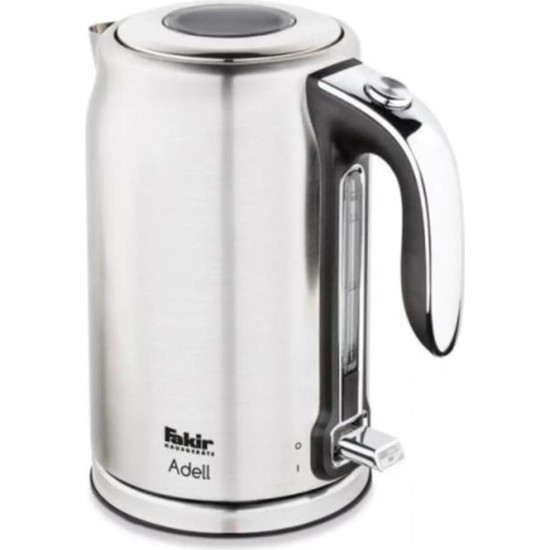 Fakir Adell Çelik Kettle 1,7 lt İnox Malzeme ile Güvenli Otomatik Kapanma ve Hızlı Isıtma