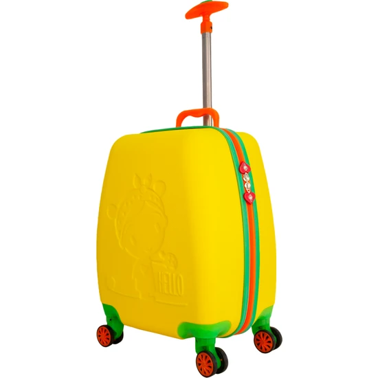 Wexta Disney Serisi WX-410 Sarı Kız Çocuk Valiz / Seyahat Bavulu