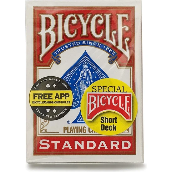 Bicycle Magic  Short  Deck  Kırmızı Deste