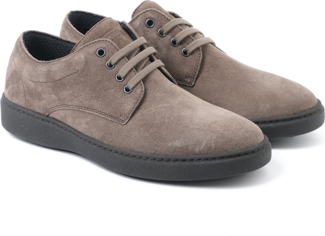 Frau Erkek Oxford/ayakkabı 19A4 Frau Waxy Laces Shoes Visone görsel 2